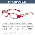 Pikkukuva 4 / 10: Lukulasit Lasit RED STRENGTH 100 Punainen Strength 100 Red
