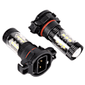 Miniatyrbillede 1 af 10: 2x PSX24W H16 5202 Super Hvid 160W LED 144 SMD Pære Dimlys