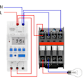 Miniatyrbilde 5 av 5: 12V DC 16A Ukentlig Timer, LCD-skjerm med Nedtellingsfunksjon, Utskiftbart Batteri