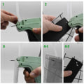 Miniatyrbilde 4 av 4: Merkepistol for klær Forhandlerpris Etikettpistol Standard sett med 5 nåler og 1000 stk. fester for butikk