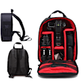 Pikkukuva 2 / 5: Vedenpitävä DSLR SLR -kameran pehmeä kotelo Laukut Reppu Reppu black&gray