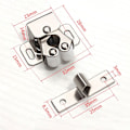 Miniatyrbillede 6 af 8: 5 STK Skåplås Dobbelt Rullehake C 5 STK C 5 STK C 5PCS C 5PCS