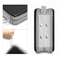 Miniatyrbillede 5 af 5: CD-etui, 40 kapacitet CD/DVD-etui pung Hard plast DVD-skiver opbevaringsmappe til bil hjem kontor rejser (sort)
