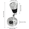 Miniatyrbillede 2 af 5: 12V LED Spot Væg Læselampe, 2 stk. Auto LED Lys A