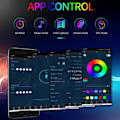 Pikkukuva 2 / 5: Älykäs RGB LED-valonauha APP-kaukosäätimellä 5m monivärinen multicolor