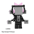 Pikkukuva 2 / 4: Skibidi Toalett Minifigurer Byggset Set Kit Leksaker Presenter Till Barn Vuxna Heminredning 6st/ set