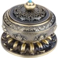 Miniatyrbillede 1 af 4: Vintage Røgelse Brænder Keramisk Glasur Røg Tilbageflow Censer Kegle