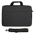 Miniatyrbillede 1 af 5: 15,6 tommer bærbar computer sleeve vandtæt polyester etui Bærbar etui til rejse forretningsrejse Sort