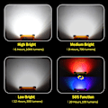 Miniatyrbilde 3 av 5: TG Oppladbar LED Flomlys 80W 4000 Lumen Bærbar Flomlys