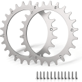 Miniatyrbilde 1 av 5: 2 x premium rustfrie pigger til Worx S/m modell, 2 x rustfrie skruespiker Traction Enhancer, robotgressklipper Hjulstørrelse 205 mm (FMY)