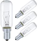 Glödlampa för köksfläkt E14 40w, T25 230v Glödlampa Varmvit 2700k Dimbar, 4-pack-FA-