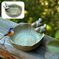 Miniatyrbillede 4 af 5: Fuglebade Fuglemater Keramik Fuglehus Fuglebad Fuglemater Have