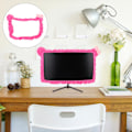 Miniatyrbillede 3 af 3: Skrivebordsdekoration Computer Cover Kawaii Skrivebordstilbehør Skærmskærm Datorskærmsklæder Rosy Rosy