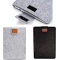 Miniatyrbillede 1 af 6: Dataetui 13 tommer, Passer til MacBook Pro og Air - Uldfilt Sleeve gray
