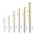 Miniatyrbillede 2 af 5: 60 stk. Twist bor, HSS Titanium bor, mikrobor