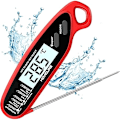 Miniatyrbild 1 av 5: ACY Digital kökstermometer Omedelbar avläsning kötttermometer, lång sond, stor LCD-skärm Dual M