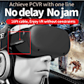 Miniatyrbilde 7 av 10: INF Link-kabel USB-C for Oculus Quest 2 Svart 5 meter
