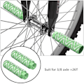 Miniatyrbillede 5 af 5: 3/8 tommer - 26 tænder aluminiumslegering cykelpløkker bagsæder stativer