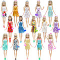 Miniatyrbild 4 av 5: 42-delat set Barbie Kläder Skor Glasögon Blanka leksaker