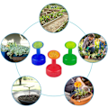 Miniatyrbillede 4 af 5: 6 stk. Sprinklersystemer i plast til flasker, Sprinklersystemer f