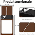 Miniatyrbild 2 av 5: Automatisk hönshusdörr med sensor, hönshusdörr, automatisk hönshusdörr, automatisk hönshusdörr (brun)
