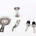 Miniatyrbillede 3 af 5: 750 ml rustfrit stål bar cocktailshaker sæt barudstyr værktøjer