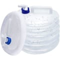 Miniatyrbillede 1 af 5: Sammenklappelig vandtank med hane, bærbar sammenklappelig vandflaske med hane, sammenklappelig vandbeholder, sammenklappelig flaskeholder til spand, 15l