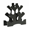 Miniatyrbillede 1 af 5: 3-lags Dumbbell Opbevaringsstativ Stativ Hjemmekontor Gym Dumbbell Black