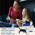 Pikkukuva 10 / 10: 40 000+ 4K HDMI TV-pelikonsoli Retro-pelikonsoli 2 langattomalla ohjaimella M15 64G four-player version