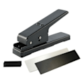 Miniatyrbild 1 av 4: Gitarrplektrum Stans Set med 2 Plektrumremsor 2 Sandpapper Lättanvänd DIY Plektrumtillverkare Underbart Presentval för Gitarrister Födelsedagar Familj Vänner