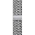 Miniatyrbilde 2 av 4: Apple sølv rustfritt stål Milanese loop for 38mm 40mm 41mm klokker
