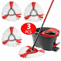 Pikkukuva 1 / 5: Mikrokuitumoppipää O-Cedar Spin Moppiin 3pcs