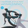 Miniatyrbillede 2 af 5: Elektrisk cykelhorn, elektronisk cykelklokke, 140db cykelhorn-FA2-