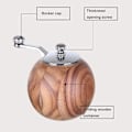 Miniatyrbillede 5 af 5: Salt- og Peberkværn, Manuel Salt- og Peberkværn Træ Fyldbare Keramiske Slipkerner