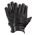 Miniatyrbillede 1 af 2: FLOSO Herre Thinsulate Foret Ægte Læderhandsker (3M 40g) M/L Sort M/L Black