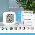Miniatyrbild 4 av 5: 2-pack termometer hygrometer smart temperatur fuktighetsmätare