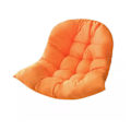 Miniatyrbillede 1 af 8: Indendørs hængende æggestol hængekøje stol sæde tyk pude puder, 120x80cm orange
