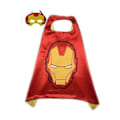 Miniatyrbillede 2 af 5: Superhero Cosplay Kapper + Øjenmaske til Børn Halloween Kostume Iron Man