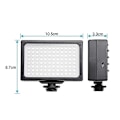 Miniatyrbilde 3 av 5: LED-videolys 3200K-5600K Dimbar LED-panel Bærbar