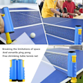 Miniatyrbilde 2 av 5: Justerbart bordtennisnett Pingis-erstatningsnett