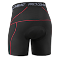 Pikkukuva 2 / 5: Miesten 3D-pehmustetut MTB-pyöräilyhousut hengittävät Musta-Punainen Black-Red 2XL