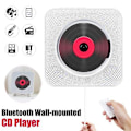 Pikkukuva 3 / 5: Seinään kiinnitettävä CD-soitin surround-äänellä, FM-radiolla, Bluetoothilla, USB:llä, MP3-levyllä, kannettava musiikkisoitin, kaukosäädin, stereokaiuttimet, koti White