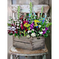 Miniatyrbilde 1 av 5: (30 × 40 cm, Blomst J) DIY Diamantmaleri, Blomster 5d Diamant P