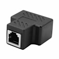Miniatyrbild 2 av 5: RJ11 hona till 2 hona 6P6C telefonjack splitter Inline koppling Telefonförlängningsadapter för fast telefonfax (1 till 2) 2st