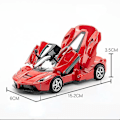 Miniatyrbillede 3 af 4: 1:36 Ferrari Sportsvogn Model Legering Modelbil Legetøjsbil Red