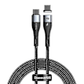 Miniatyrbilde 1 av 5: Baseus Catxc-q01 Sink Magnetic Series 100w Pd Usb-c / Type-c til Usb-c / Type-c Hurtiglading Datakabel