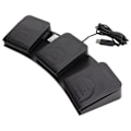 Miniatyrbillede 3 af 5: USB Fodkontakt 3-knaps Multifunktion Ergonomisk Følsom Holdbar USB Fodpedal til Spil Medieinstrument