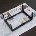 Miniatyrbilde 3 av 4: Rektangulært forstørrelsesglass for svaksynte 3x
