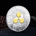 Miniatyrbillede 5 af 5: 1. Plated Ripple Coin XRP CRYPTO Jubilæum Ripple XRP Col Guld