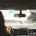 Miniatyrbillede 3 af 5: Håndfri Bluetooth solskærm til bil, håndfrit bilsæt bagcover kompatibelt med Iphone, Samsung til GPS, musik, opkald - Perfekt